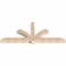 Ekena Millwork Redmond Smooth Timber Gable Bracket, Douglas Fir, 96"W x 40"H x 5 1/2"D x 5 1/2"F, 10/12 Pitch GBW096X40X0606RED00SDF - alternate 4